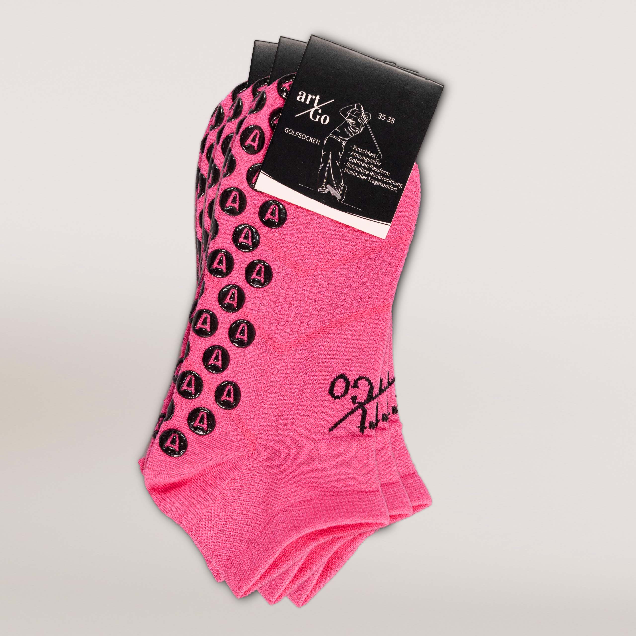 Grip Socks - kurz 3er Pack